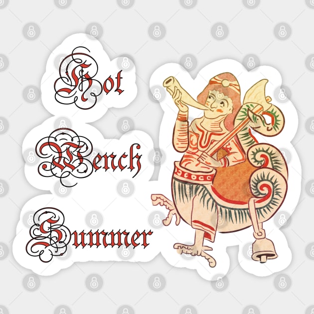 Hot wench summer Sticker by vixfx